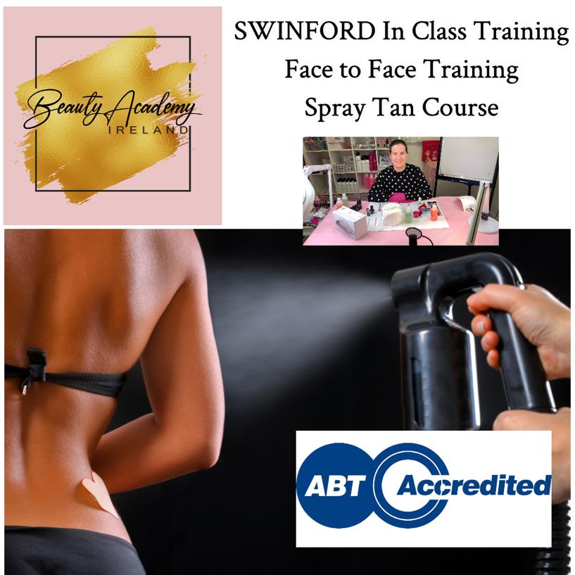SWINFORD In Class Training: Spray Tan Course  : June 05 Wednesday morning 10am until 12pm : ABT/AIT Accredited